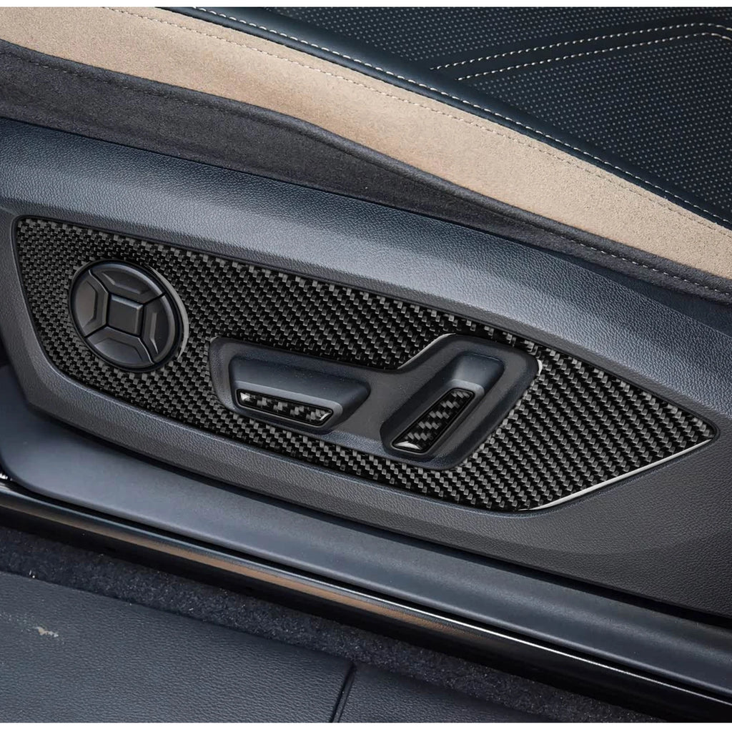 For Audi Q6 Q4 Q4e-tron Q3 A3L 2019-2025 Carbon Fiber Seat A