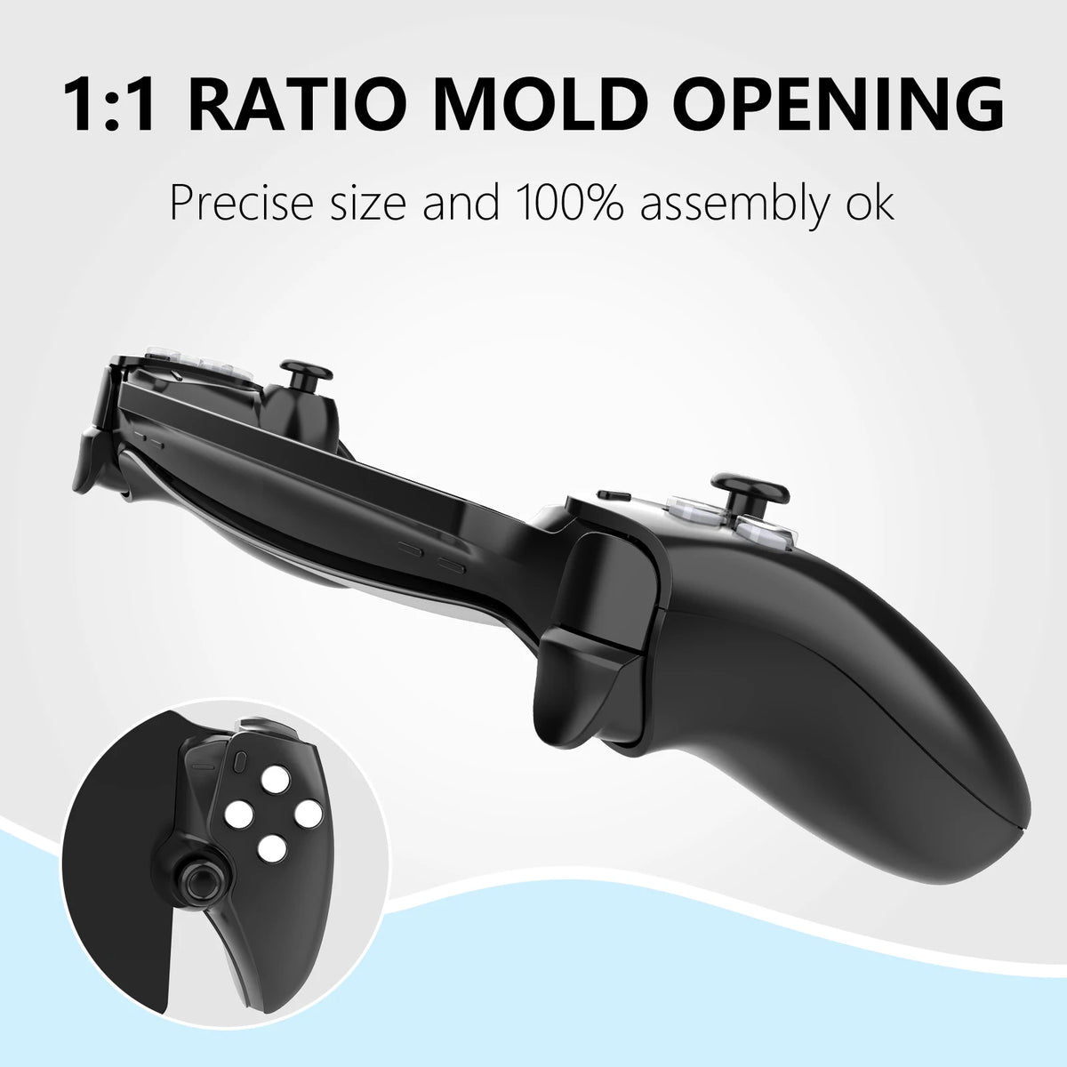 Full Set DIY Housing Case Cover Compatible with PS5 Portal H
