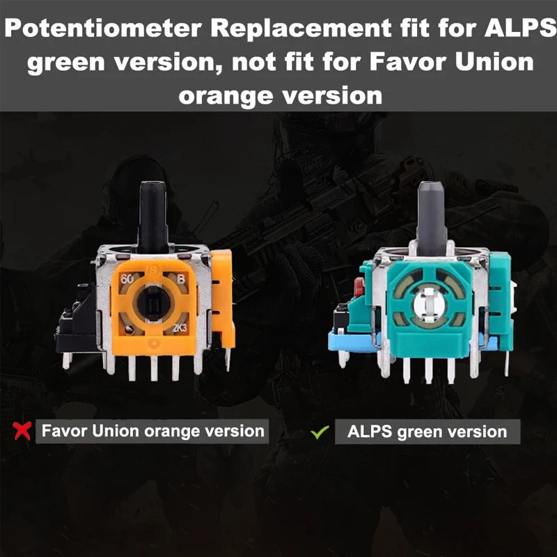 8 in 1 Replacement Joystick Kit for PS5 Controller with Scre