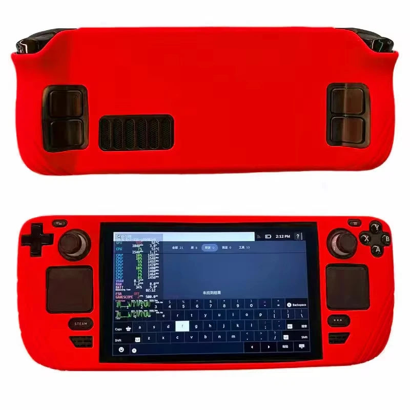 Silicone Protective Case for Steam Deck Game Console Full Pa