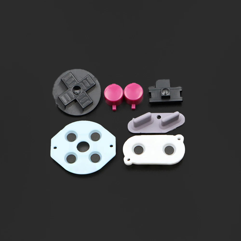 1Set GB Multi Color Replacement Button Kit for GB DMG Classic Game Console Dpad AB Buttons Rubber Repair Parts