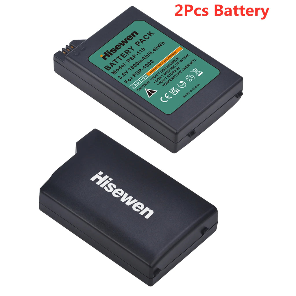 PSP-110 PSP-1005 Replacement Lithium Batteries for Sony PlayStation Portable Console PSP-1000 Gamepad Battery/Charger