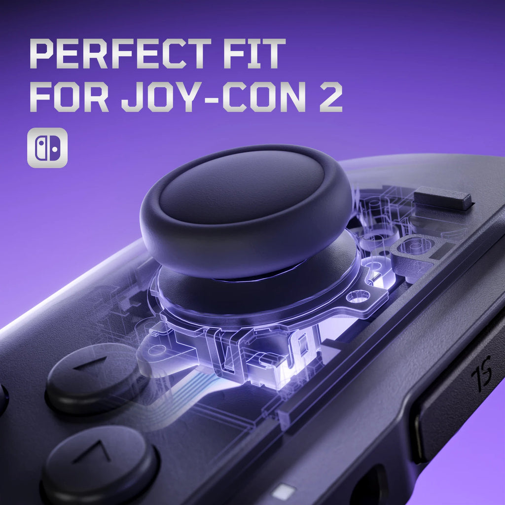 eXtremeRate Replacement 3D Joystick & Thumb Grips & Side Rai