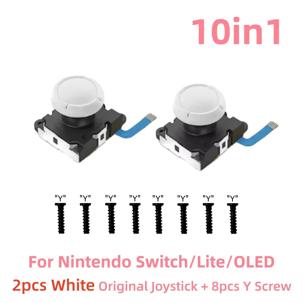 Lot of 2/4/8 Original Joystick Replacement for Nintendo Switch/Lite/OLED Joycon Analog Thumb Stick No Drifting Sensing Stick