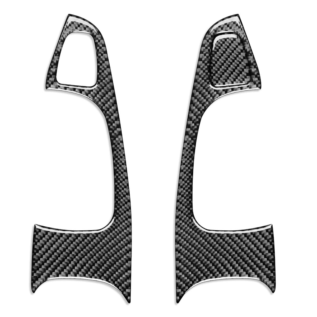 For BMW E46 1998-2005 Carbon Fiber Window Lift Button Frame 