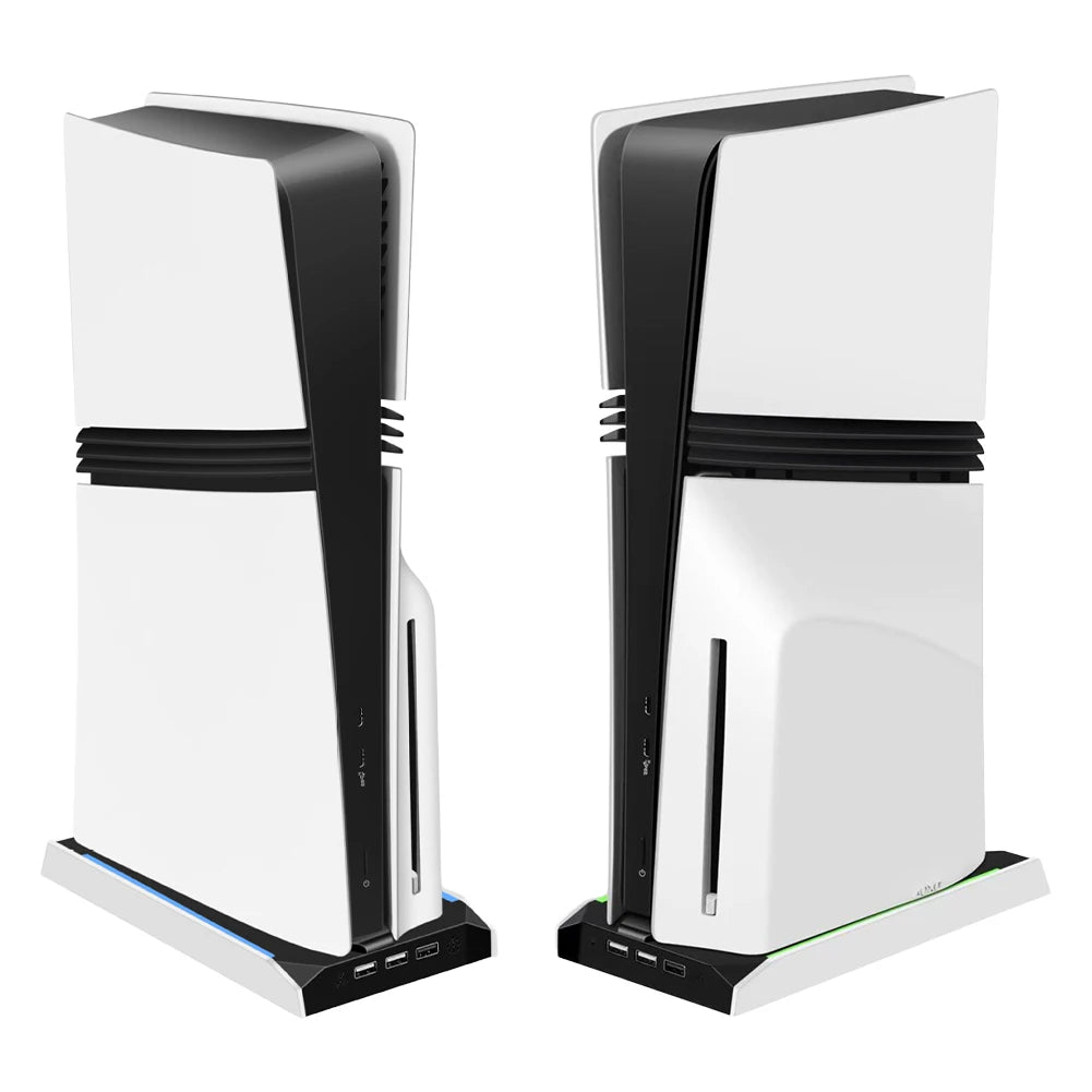 For PS 5 Slim/PS 5 Pro RGB Vertical Cooling Stand Base 8 Lig