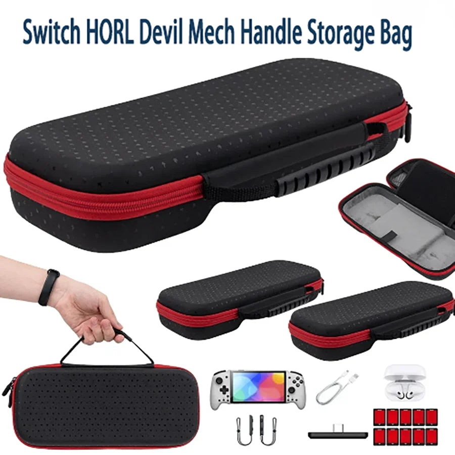 For Switch Hori Split Pad Pro Controller Carrying Case Stora