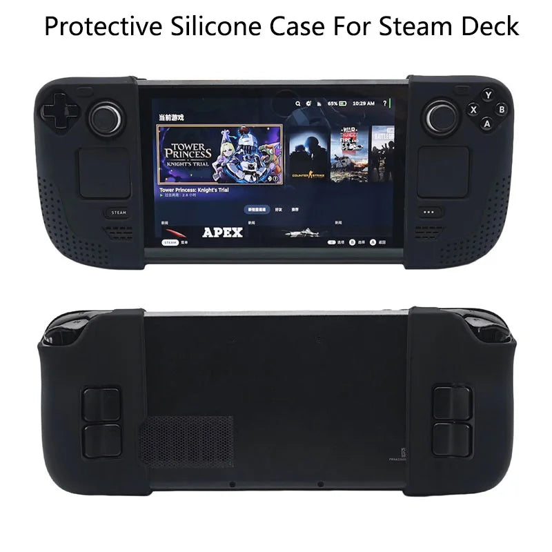 For Steam Deck Game Console Protective Silicone Case Anti-Sl