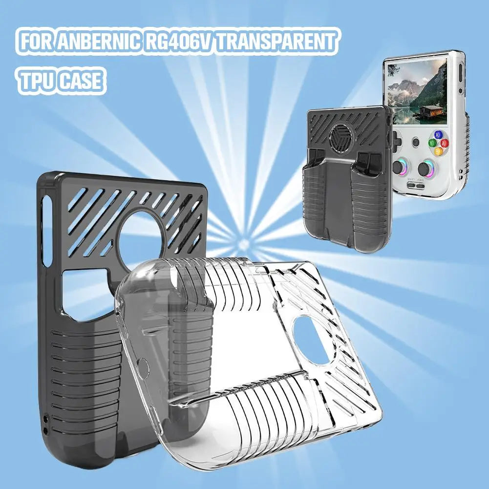 Transparent TPU Protective Case Handheld Game Console Access