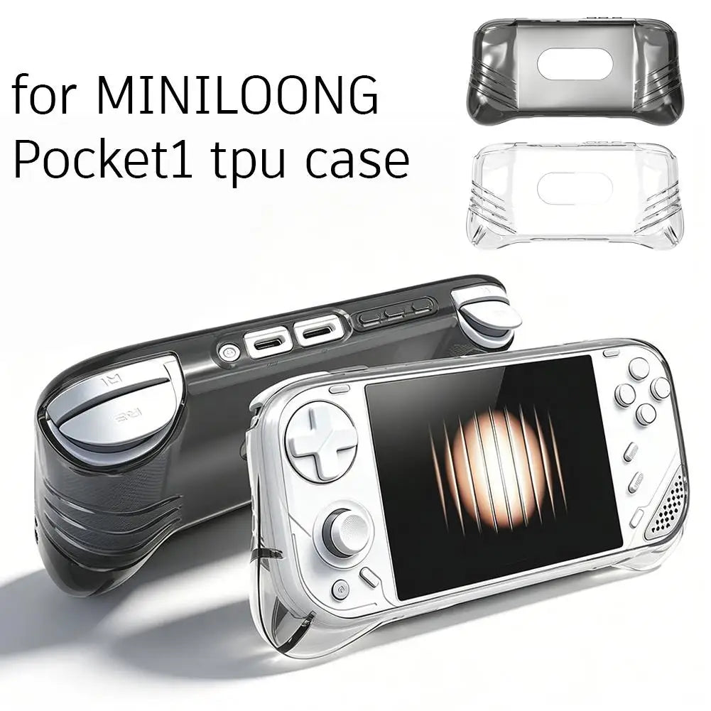 Transparent TPU Protective Case For MiniLoong Pocket 1 Handh