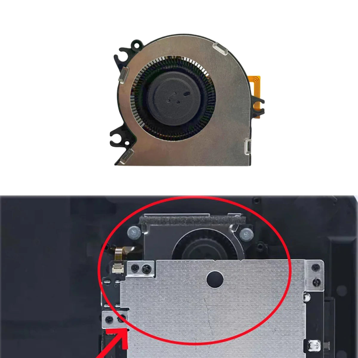 For Switch 2 Repair Parts Thumb Joystick Cooling Fan Handle 