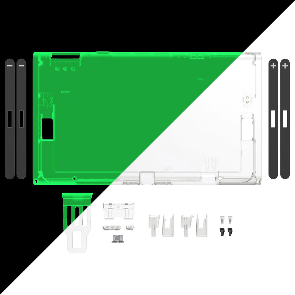 eXtremeRate Replacement DIY Back Plate for Nintendo Switch 2 Handheld Console Housing Cover Shell Case (Without Kickstand)