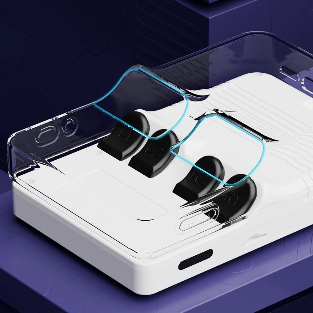Transparent Protective Case for R36S Handheld Game Console A