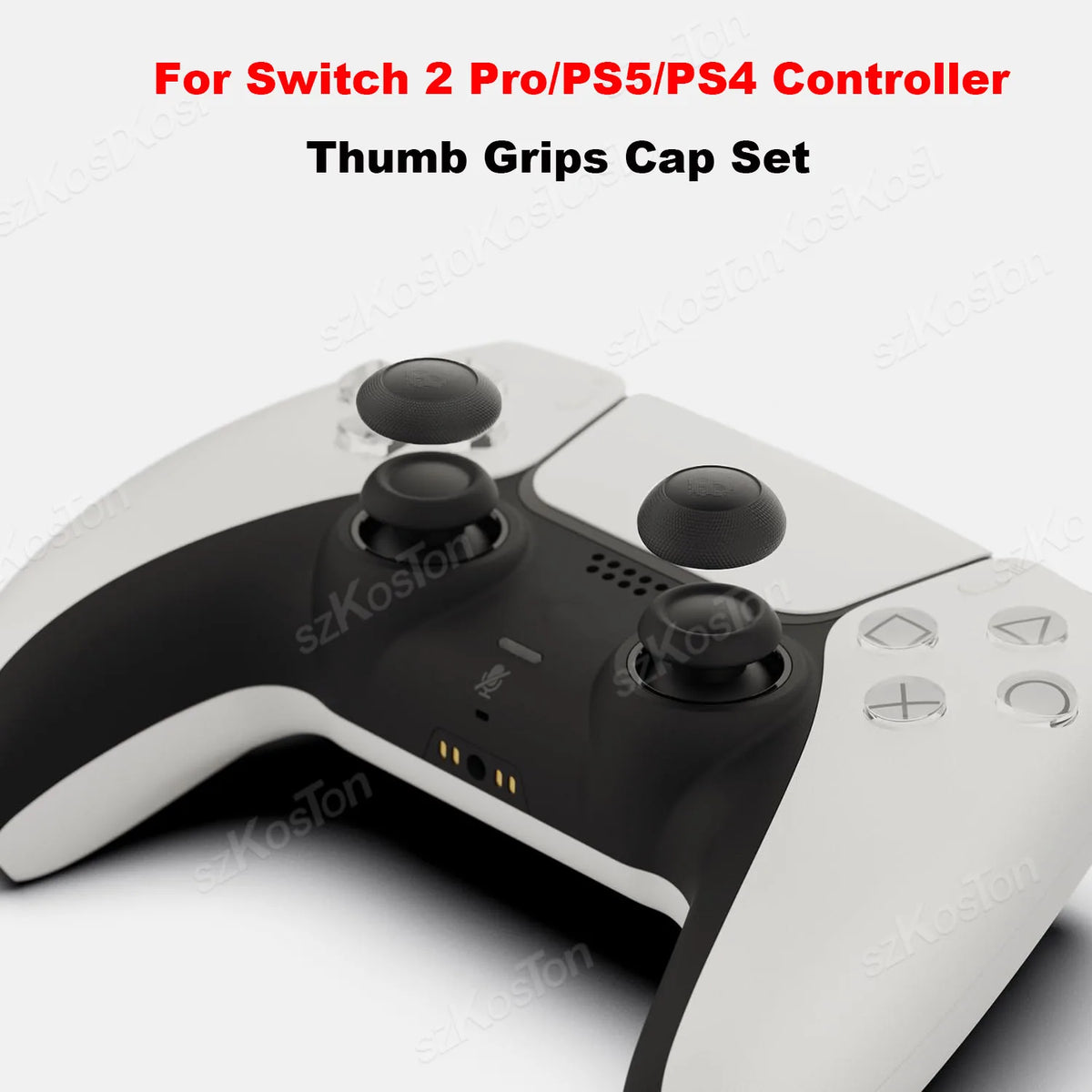4PCS For Switch 2 Pro PS5 PS4 Controller Thumb Grips Gamepad