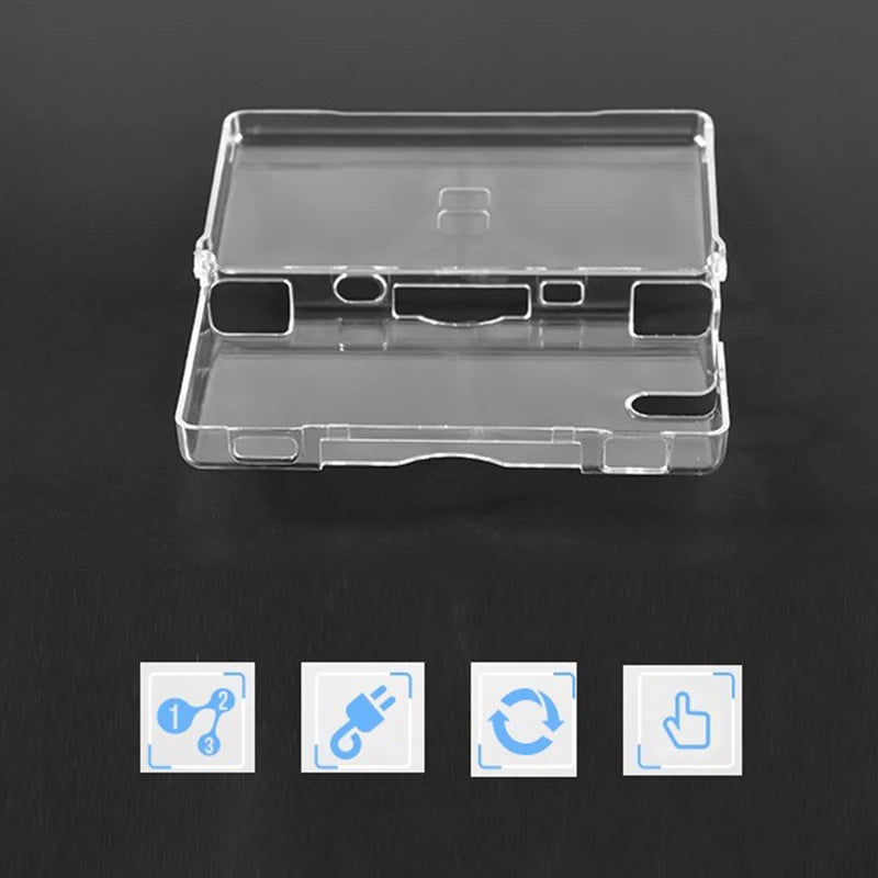 1Pc Portable Transparent Protective Cover Hard PC Case Shell