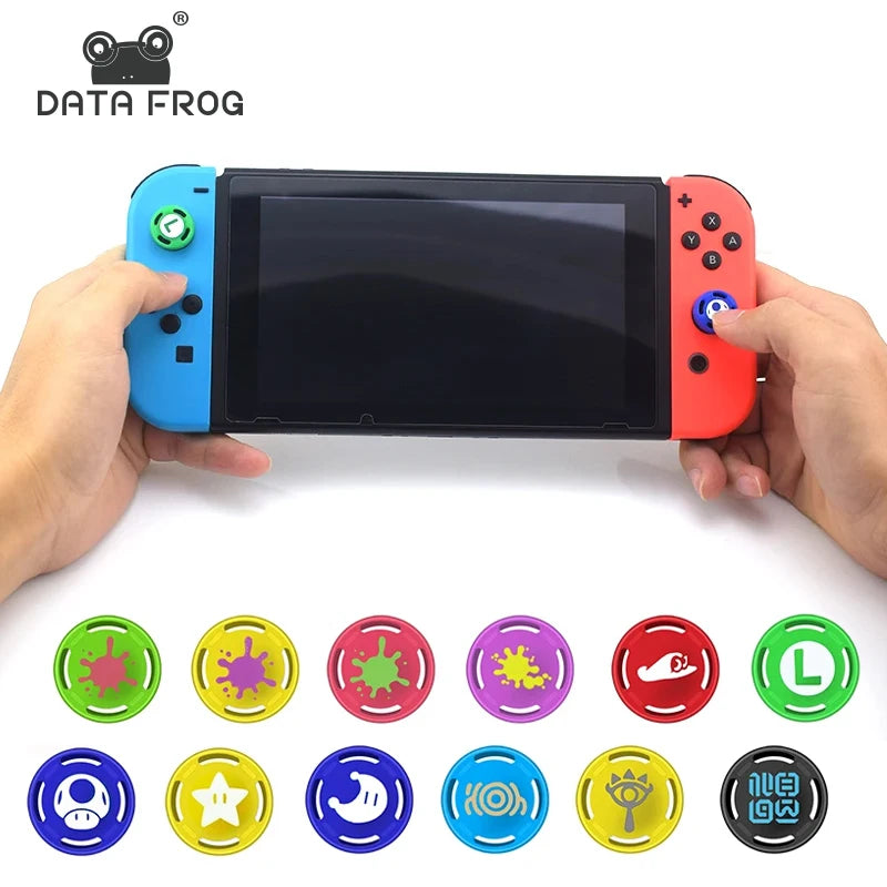 DATA FROG Analog Thumb Stick Grip Cap Skin for Switch OLED C