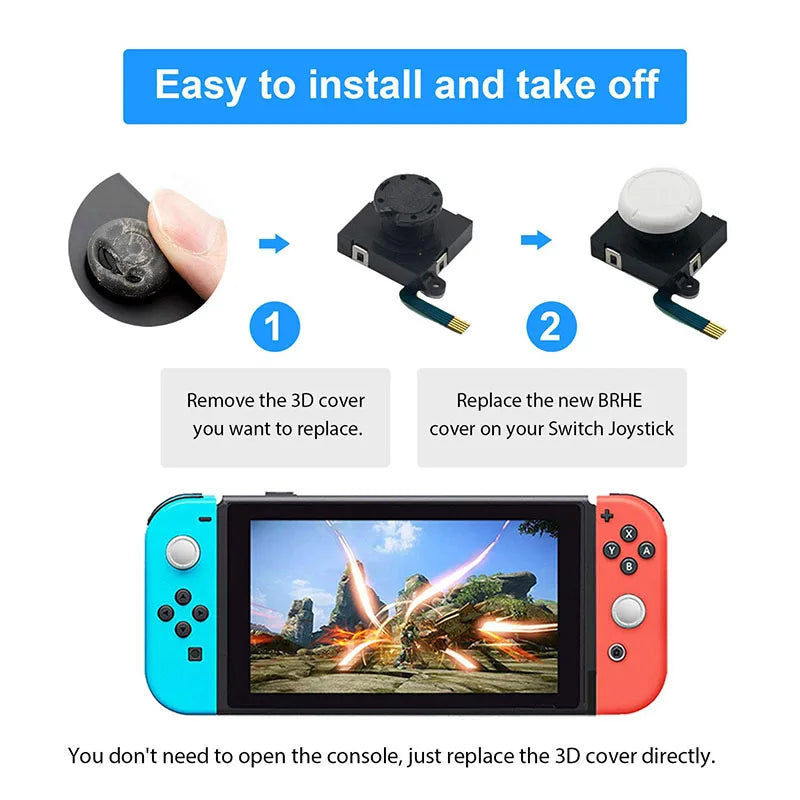 Anti-Slip Replacement Joystick Cap for Switch / Oled / Lite 