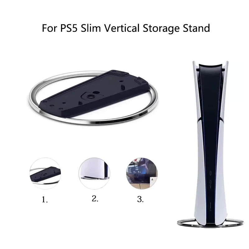 New Console Host Stand for PS5 Slim/PS5 PRO Vertical Storage