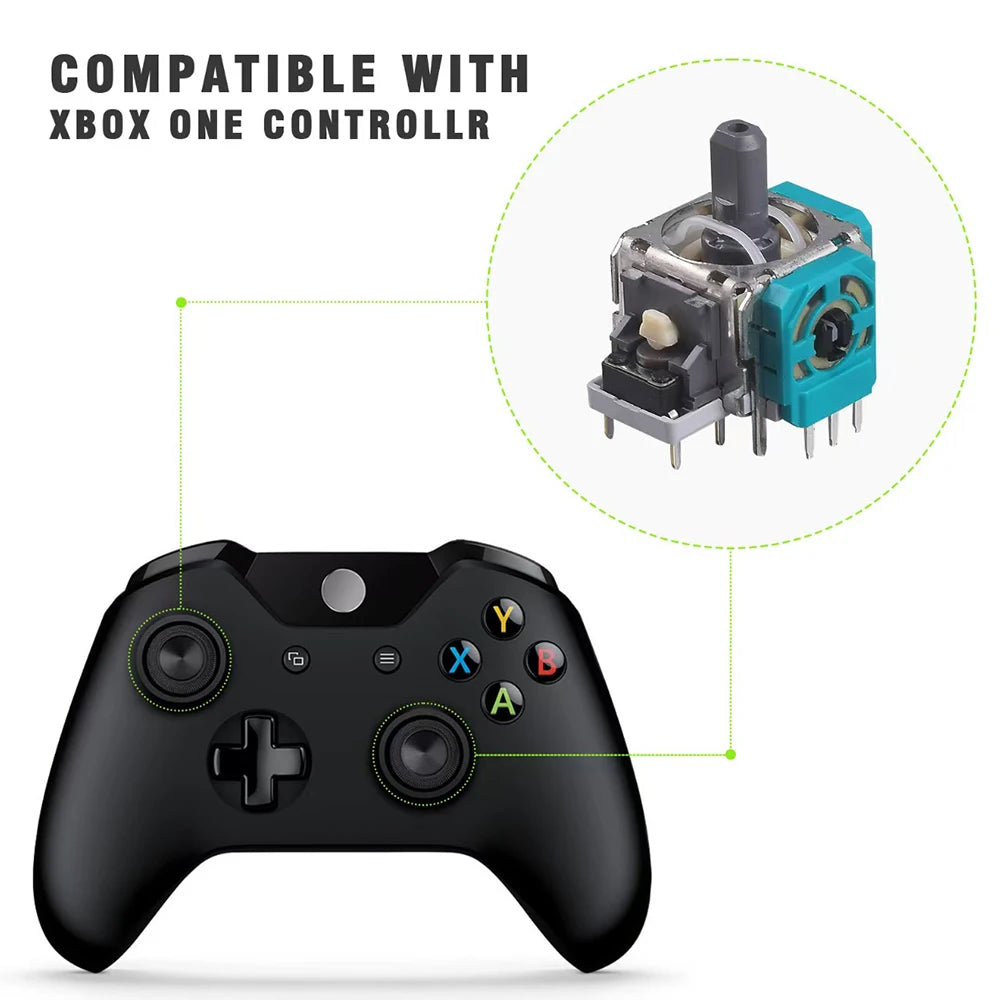 10pcs Replacement 3D Analog Joystick ThumbStick Repair Parts