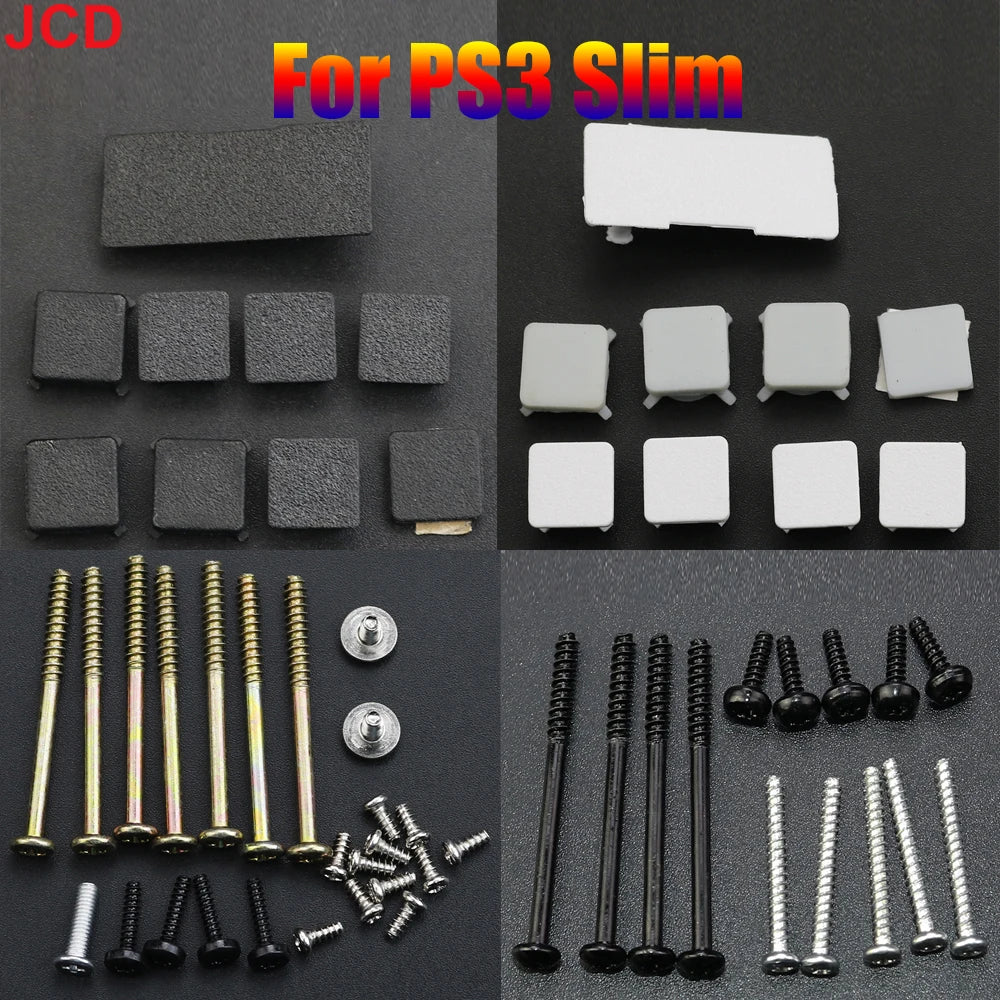 JCD Full Set Screws For PS2 PS3 Slim 2000 3000 4000 70000 Ga