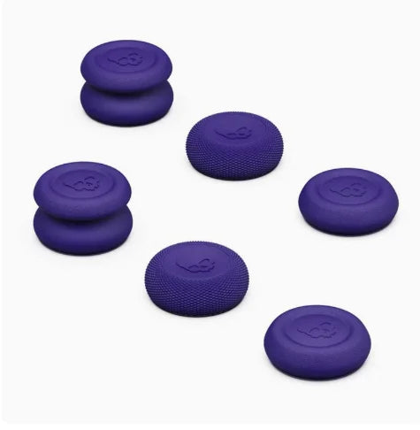 Skull & Co. Convex Thumb Grip Set for PS4 PS5 Nintendo Switch Pro Controller - Joystick Cap Thumbstick Cover Enhancer