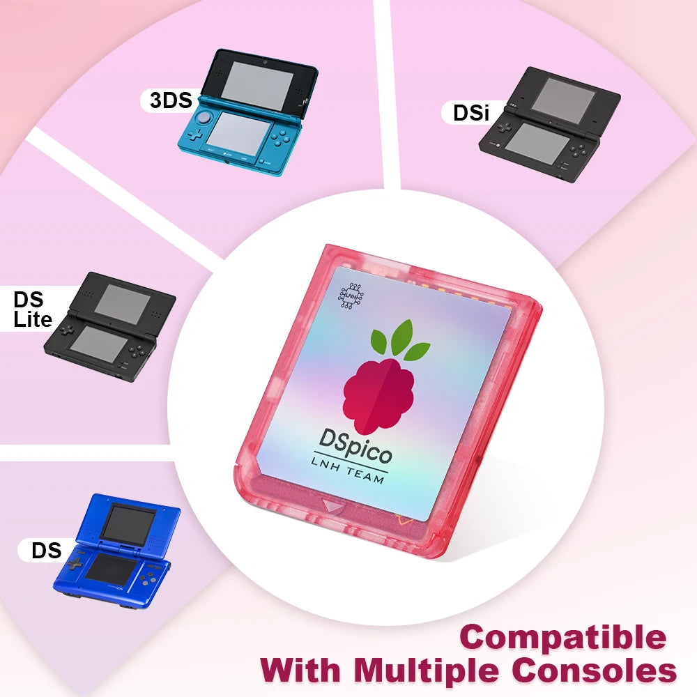 Chisfamily Micro USB Transparent DSpico Game Reader Adapter 