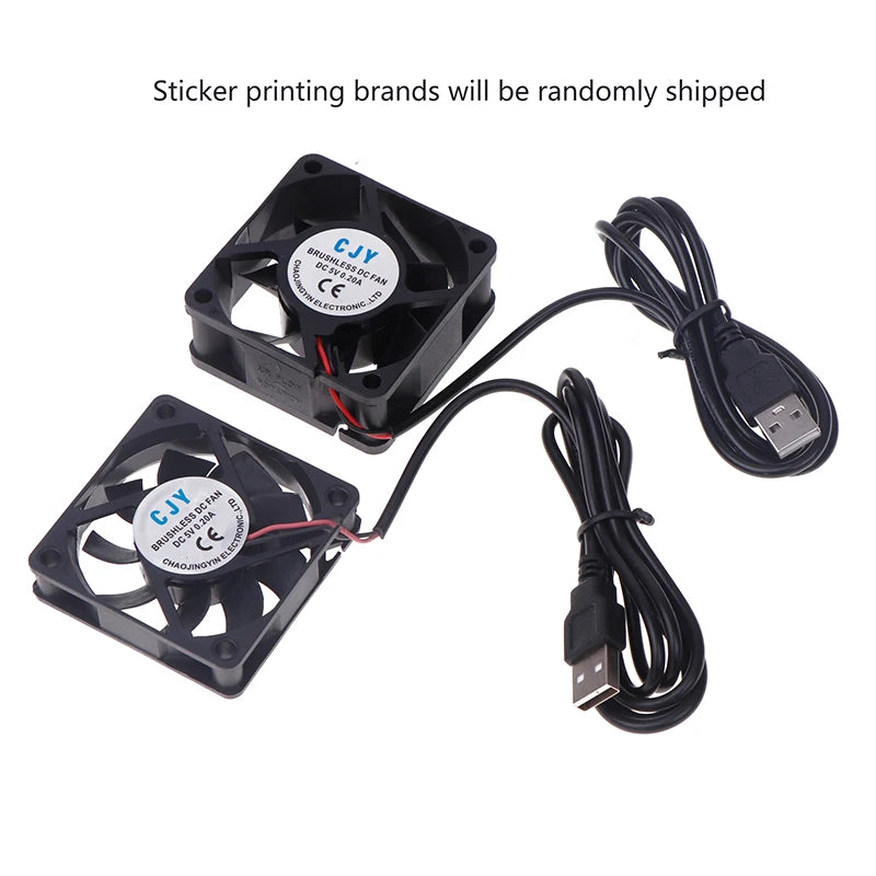 1PC PC Computer Case Cooler 60mm USB Fan 5V Brushless Coolin