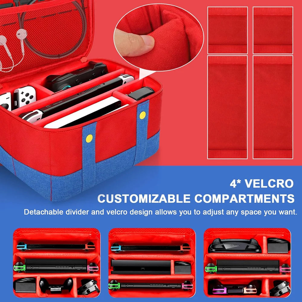 New Large Carrying Protective Case for Nintendo Switch OLED 