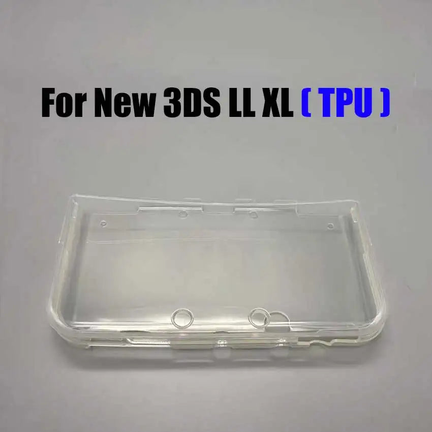 Plastic Crystal Hard Shell & TPU Silicone Sleeve For 2DS 3DS 3DSLL 3DSXL New 2DS 3DS LL XL Game Console Soft Protective Case