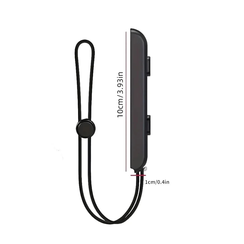 White Controller Grip Holder + 2 Wrist Straps Set for Switch