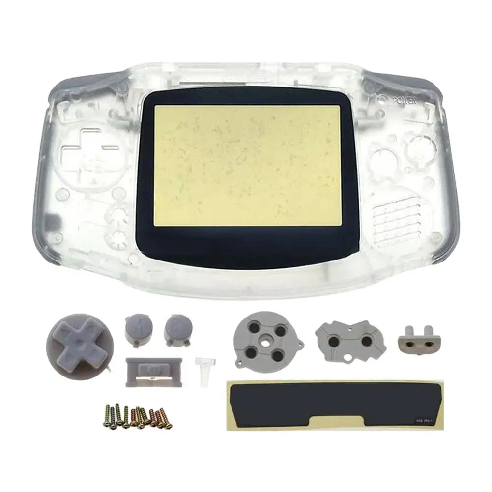 For GBA Game Console Shell Replacement Kits protective Shell Buttons Screws replacement Shell For Game Boy Advance Game Consoles