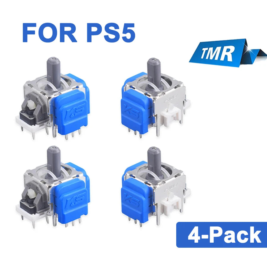 1-4 PCS TMR Solenoid Joysticks for PS4/PS5/XBOX/SWITCH PRO Controller Thumbstick Upgrade Replacement Kit Gamepad 3D Analog Sens