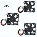 DC 5010 5V/12V/24V Computer CPU Cooler Mini Cooling Fan 50MM Small Exhaust Fan for 3D Printer 2 Pin 50x50x10mm W1