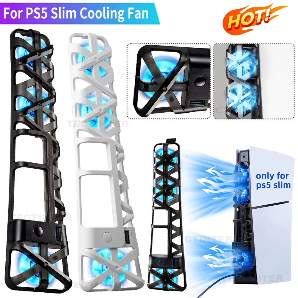 Cooling Fans For PS5 Slim Console For Playstation 5 Slim Dis