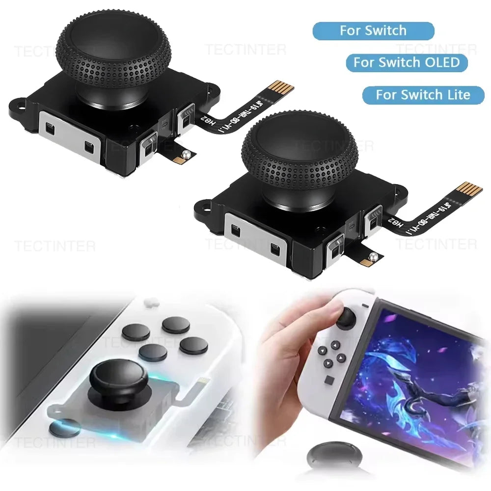 2-4PCS Replacement Hall Effect Joystick For NS Switch/Lite/O