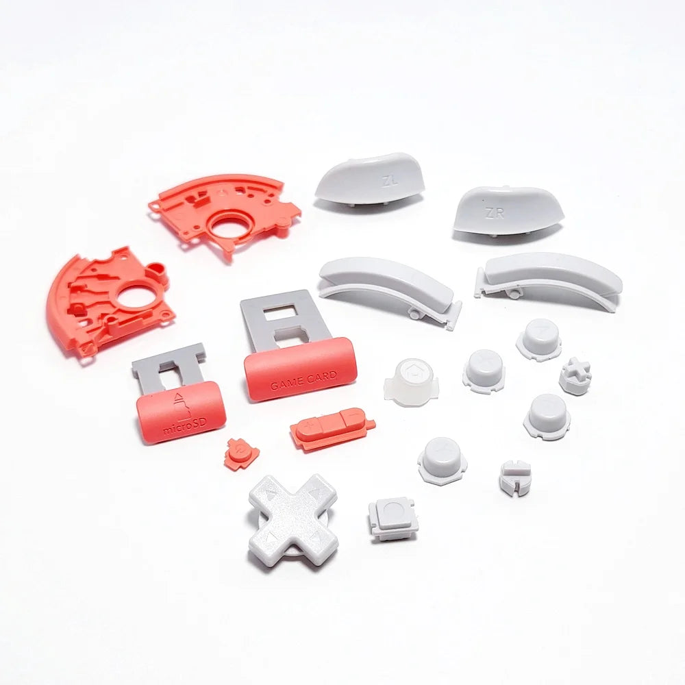 Full Set Shell Button for Switch Lite HDH-001 Kit Yellow Turquoise Coral Blue Gray for NS Lite Game Console Replacement Parts