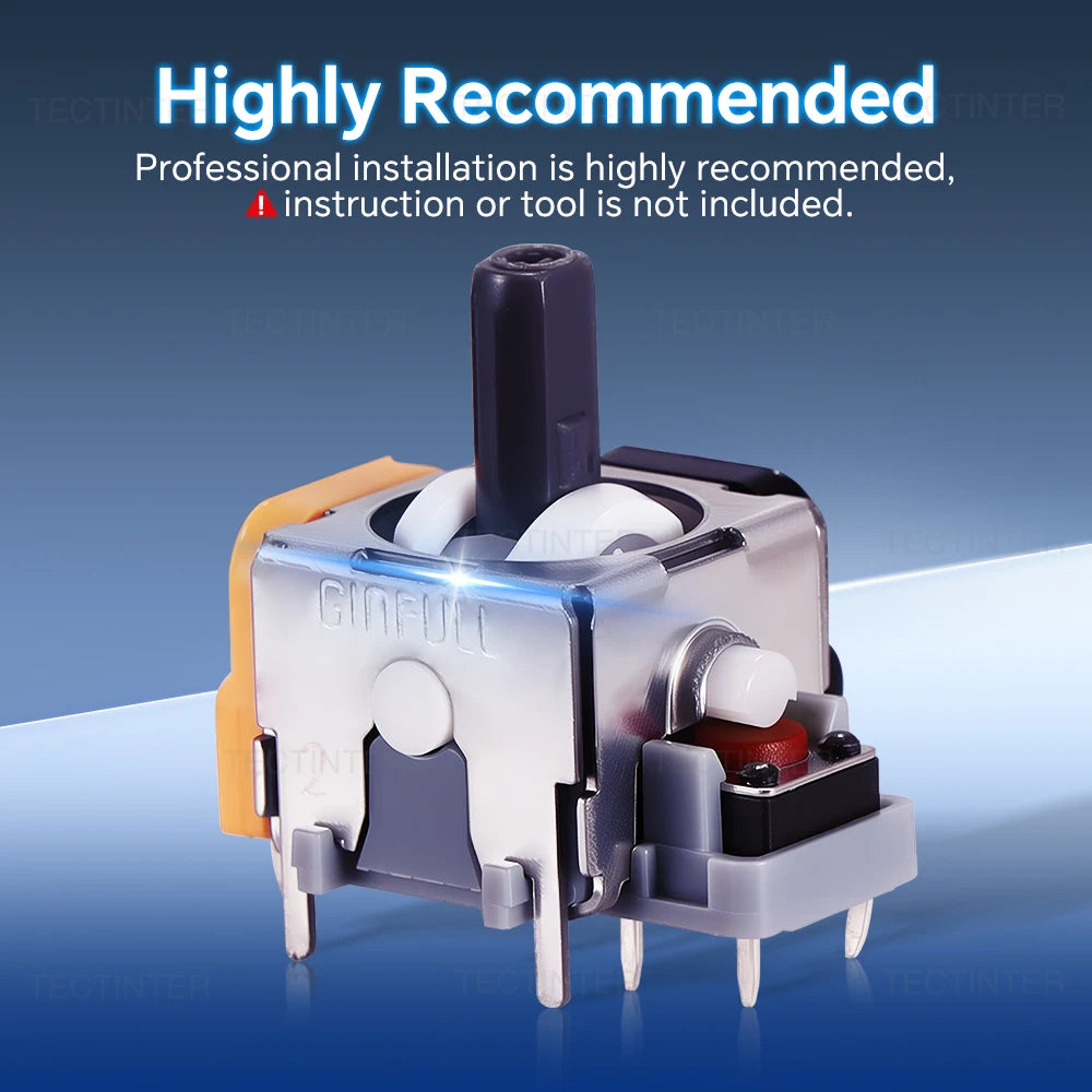 3D Analog Hall Effect Joystick For PS5/4/Slim/Pro Controller