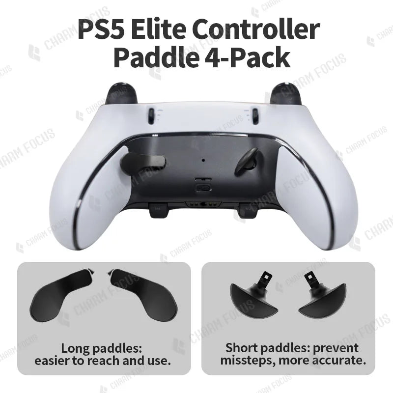 10-in-1 Plastic Thumbstick Joystick Cap for PS5 Edge Control