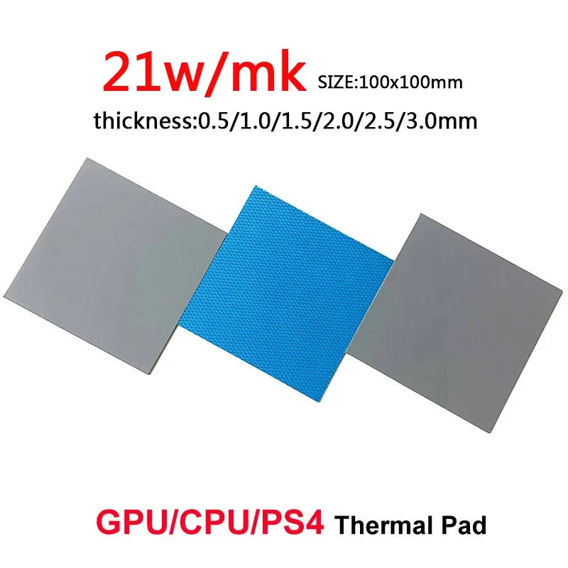 LDPCSJ 24W/Mk Thermal Pad for GPU CPU Radiator Cooling Condu