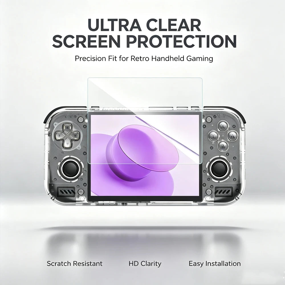 Hard EVA Carrying Case & Tempered Glass Screen Protector for
