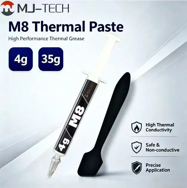 MJ-TECH M8 8W/mK Thermal Grease 4g/35g CPU GPU Cooling Therm