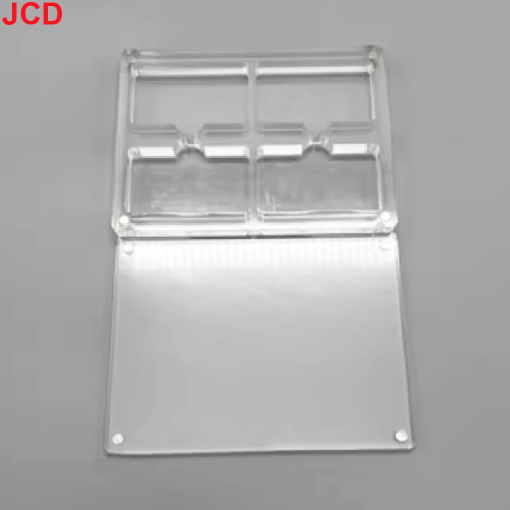 JCD 1pcs For GBA Game Card Box Magnetic Cover High Transparent Acrylic Game Display Box Storage Box