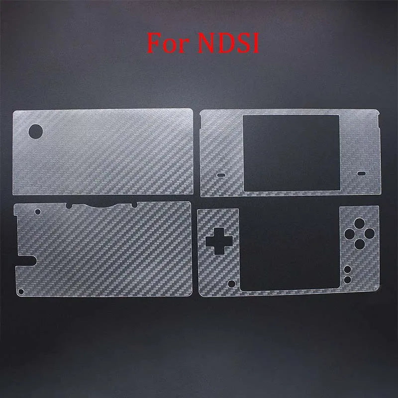 For 2DS/3DS/NEW2DSXL/NEW3DSXL LL For NDS NDSI NDSL Controller Transparent Skin Carbon Fiber Protective Film Stickers Accessories