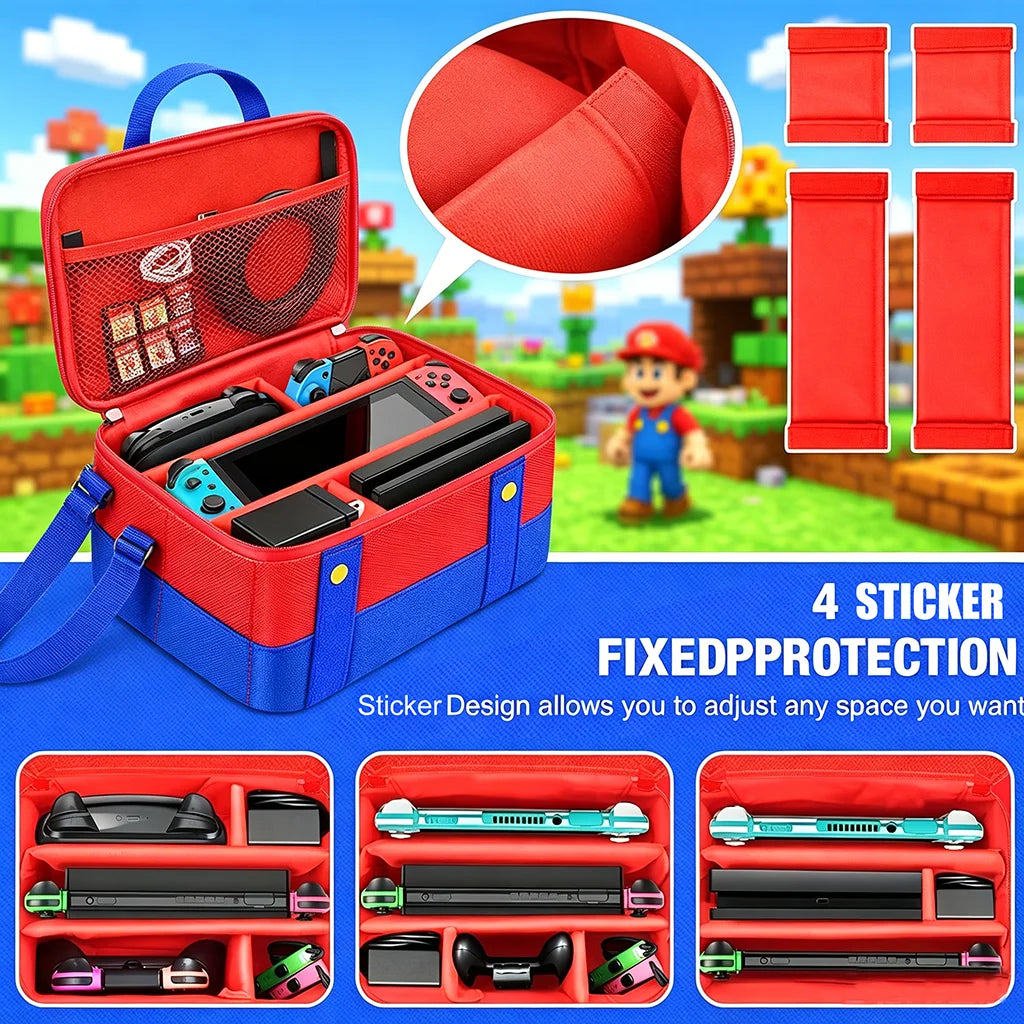 Portable Soft Shell Case for Switch 2 / Switch / OLED Cute W