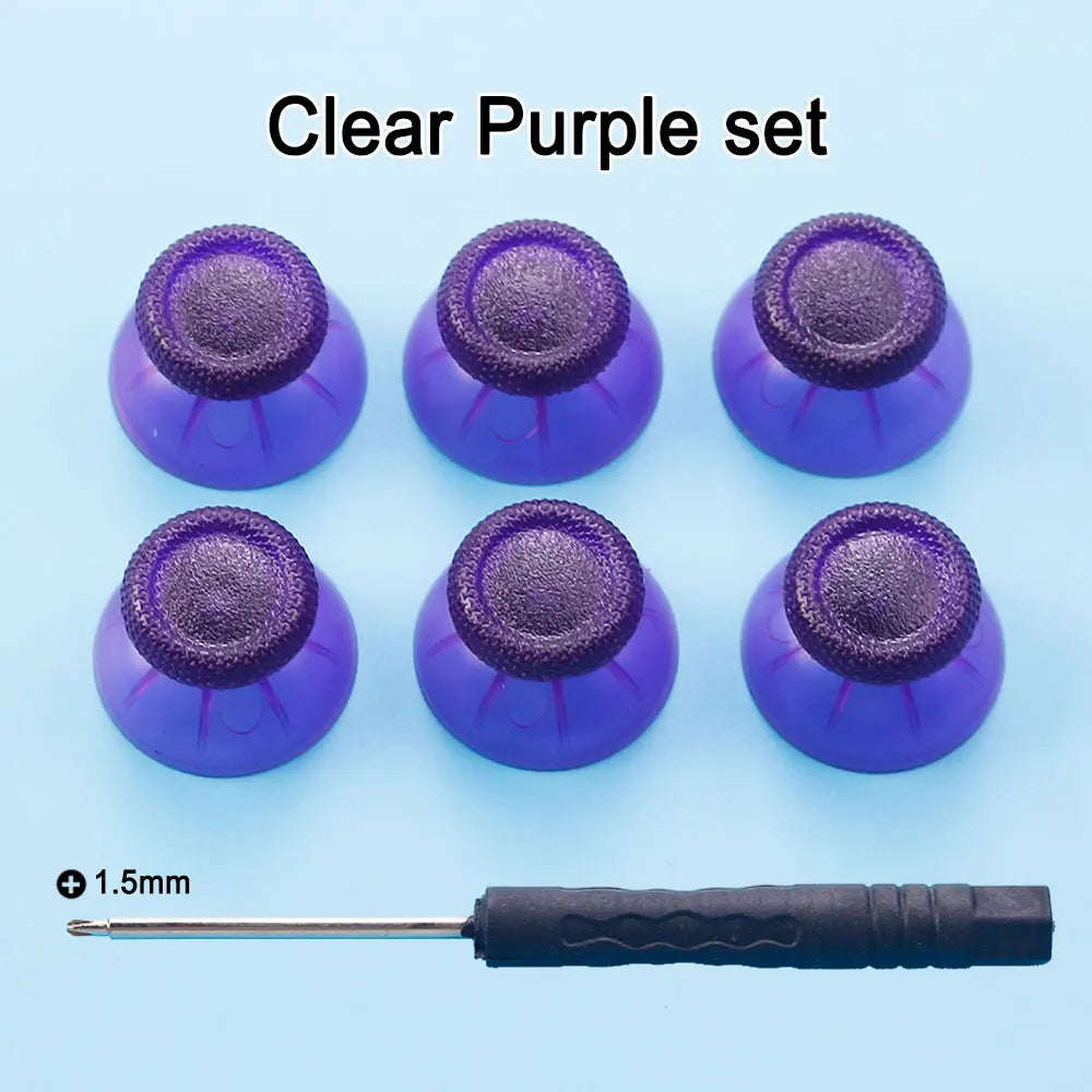 1 Set For PS5 Thumbstick Grip Cap For PlayStation 5 3D Analog Joystick Cover Controller Button Replacement Accessory