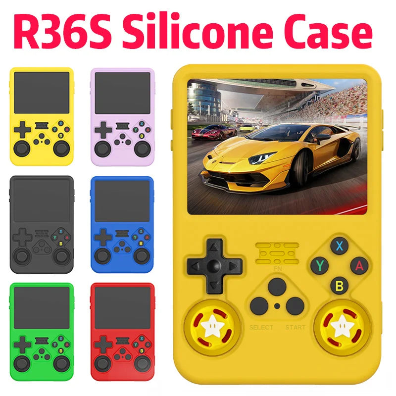 Color Silicone Protective Case for R36S Handheld Game Consol