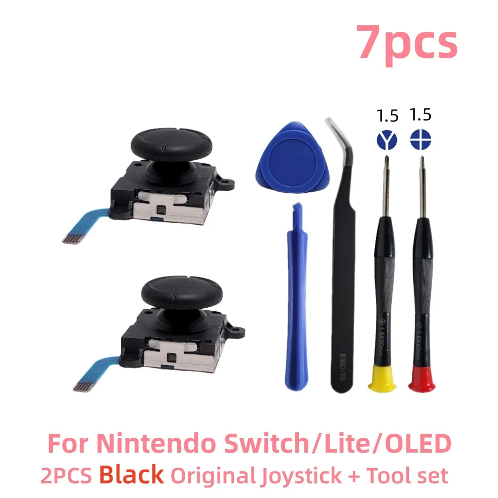 Lot of 2/4/8 Original Joystick Replacement for Nintendo Switch/Lite/OLED Joycon Analog Thumb Stick No Drifting Sensing Stick