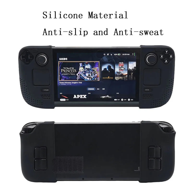 Protective Silicone Case for Steam Deck Game Console Anti-Sl