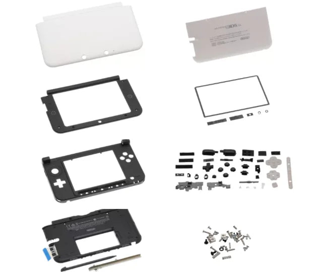 Handheld Console Shell Suitable For 3DSLL 3DSXLRetro Game Console Renovation Console Shell Complete Set Custom Accessories