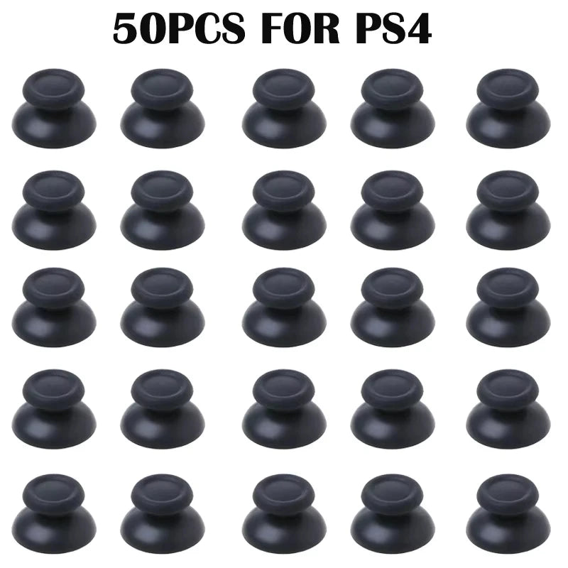 50Pcs for Ps5 Playstation 5 Controller Replacement Mushroom Thumbsticks 3D Analog Stick Joystick Gamepad Thumb Stick Caps Cover